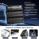 Delipow 20 Bay Smart Charger with USB-C Power Delivery and High‑Speed Charging Current