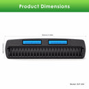 Delipow 24 Slot Industrial Charger Safety – Overcharge, Short Circuit, Reverse Polarity, Overcurrent, Thermal Protection