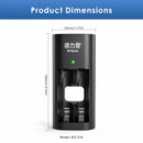Delipow 2 Bay USB Charger Safety Protections – Overvoltage, Overcurrent, Short Circuit, Reverse Polarity