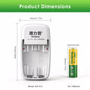 Delipow AA NiMH Battery Button Top Close-up