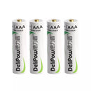 Delipow 4 Pack AAA NiMH Rechargeable Batteries 1100mAh High Capacity with Individual Battery Charger Main Image
