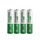 Delipow 4 Pack AAA NiMH Rechargeable Batteries 700mAh Low Self Discharge Button Top Main Image