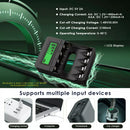 Delipow 4-Bay Universal AA AAA Charger USB Fast Charging 1A Current LCD Display