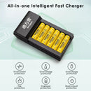 Safety Systems on Delipow 6‑Bay Charger – Overcharge, Short Circuit, Reverse Polarity