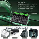 Delipow 8-Bay AAA Charger USB Charging 2A Total Current LED Indicators