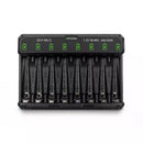 Delipow 8 Bay High-Speed Battery Charger for AA AAA 1.2V Ni-MH Rechargeable Batteries