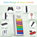 Delipow 8 Bay Charger and AA/AAA Batteries Powering Multiple Household Electronics