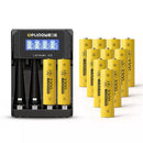 Delipow 12‑Pack AA 3300mAh Rechargeable Batteries with 4‑Slot Charger