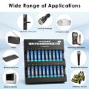 Delipow 20 Bay Smart Charger and 20 Pack AA Lithium Batteries Powering Large‑Scale Blink Outdoor Camera Security System