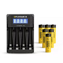 Delipow AA NiMH Rechargeable Batteries 3300mAh with Charger Kit