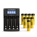 Delipow AA NiMH Rechargeable Batteries 2500mAh with 4 Bay LCD Charger Main Image