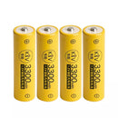 Delipow 4-Pack AA 3300mAh NiMH Rechargeable Batteries for Solar Lights