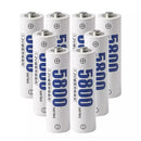 Delipow AA Rechargeable Battery 3300mAh 1.2V NiMH High Capacity