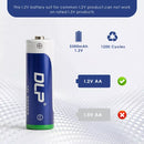 Delipow AA 3300mAh NiMH Button Top Rechargeable Battery – Positive Terminal Close-Up