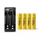Delipow AA 3300mAh NiMH Rechargeable Batteries with Charger Set