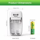 Delipow AA NiMH Battery Button Top Close-up
