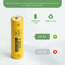 Delipow AA Button Top Low Self Discharge Battery 3300mAh