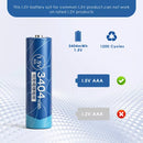 Delipow AA Lithium Button Top Battery - 3404mWh 1.5V 1500 Cycles