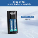 Delipow Smart Charger Compatible with AA/AAA 1.5V Lithium and 1.2V NiMH Batteries