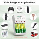 Delipow AA Lithium Battery Dimension Diagram Standard AA Size 14.5mm x 50.5mm