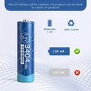 Delipow AA Lithium Button Top Battery - 3404mWh 1.5V for Blink Cameras
