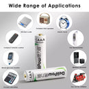 Delipow AAA 1100mAh Batteries Powering Cordless Phone and Solar Garden Light