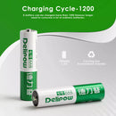 Delipow AAA 700mAh NiMH LSD Battery Cycle Life Chart 1200 Cycles Capacity Retention