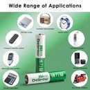 Delipow AAA 700mAh LSD Batteries Powering TV Remote and Wireless Mouse