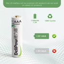 Delipow AAA Button Top Battery 1100mAh