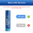 Delipow AAA Lithium Button Top Rechargeable Battery – Positive Terminal