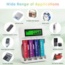 Delipow 4 Bay LCD Charger and AAA LSD Batteries in Long-Term Storage Devices