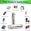 Delipow AAA Rechargeable Batteries in Outdoor Solar Pathway Lights