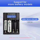 Delipow LCD Charger Supports AA and AAA NiMH/NiCD Batteries