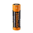 Fenix 2500mAh 18650 Rechargeable Battery Button Top Main Image