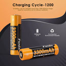 Fenix 3300mAh 18650 Battery Cycle Life Chart