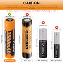 Fenix 3500mAh 18650 Battery Button Top Close-up