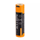 Fenix 3500mAh Micro-USB 18650 Rechargeable Battery Button Top Main Image
