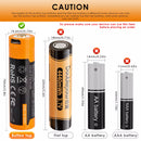 Fenix 3500mAh Micro-USB Battery Button Top Close-up
