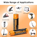 Fenix 3850mAh 18650 Battery in Headlight