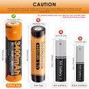 Fenix ARB-L18-3400U-USB Button Top Positive Terminal Close-up