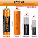 Fenix ARB-L21-4900U-USB Button Top Positive Terminal Close-up