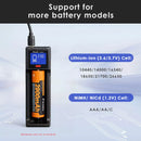 Fenix ARE-D1 Charger Battery Compatibility List