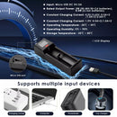 Fenix ARE-D1 2A Fast Charging LCD Display Close-up