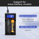 Fenix LCD Charger Compatibility Chart Li-ion Ni-MH Battery Types