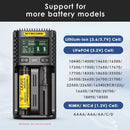 Nitecore UMS2 Charger Battery Compatibility List
