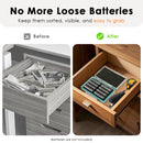 18650 batteries placed individually in protective slots – no metal contact between cells