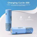 Close-up of LG M58T battery label – INR21700 M58T, 5800mAh, 3C