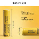 LG HE4 25A 18650 battery for flashlight vape DIY power bank