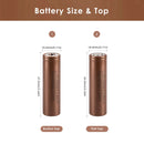 LG HG2 18650 battery dimensions diagram 65mm height 18mm diameter