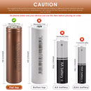 LG HG2 flat top battery terminal close up chocolate brown wrap